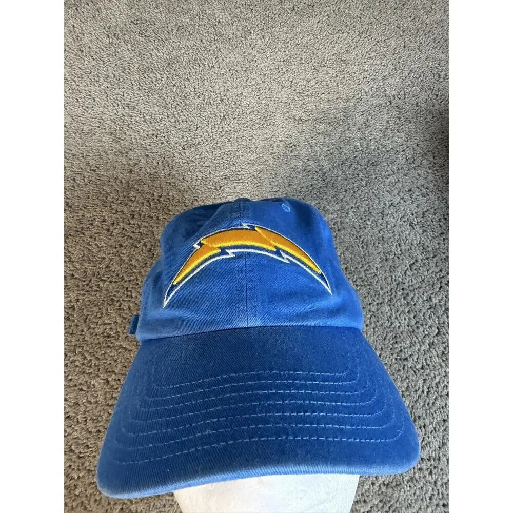 Los Angeles Chargers Hat Cap One Size Blue Boys NFL Football Strap Back 47 Brand